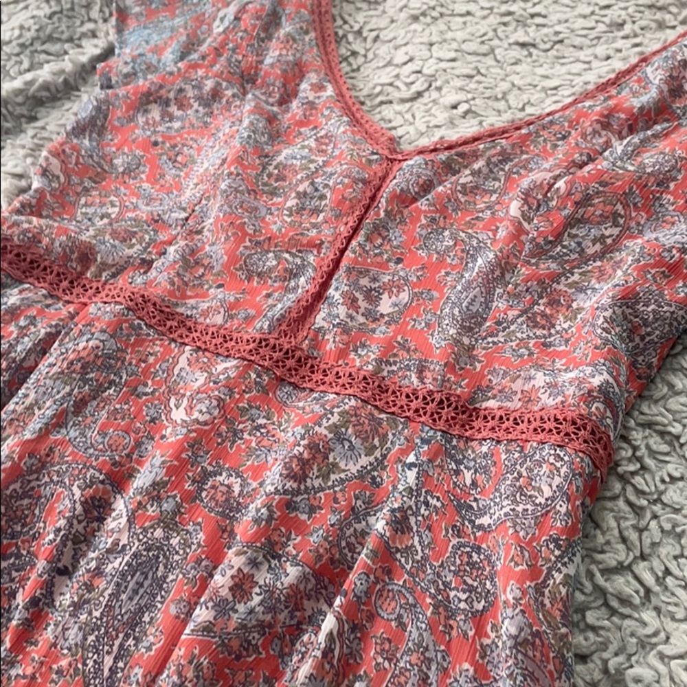 Abercrombie and Fitch Paisley Patterned Maxi Dress